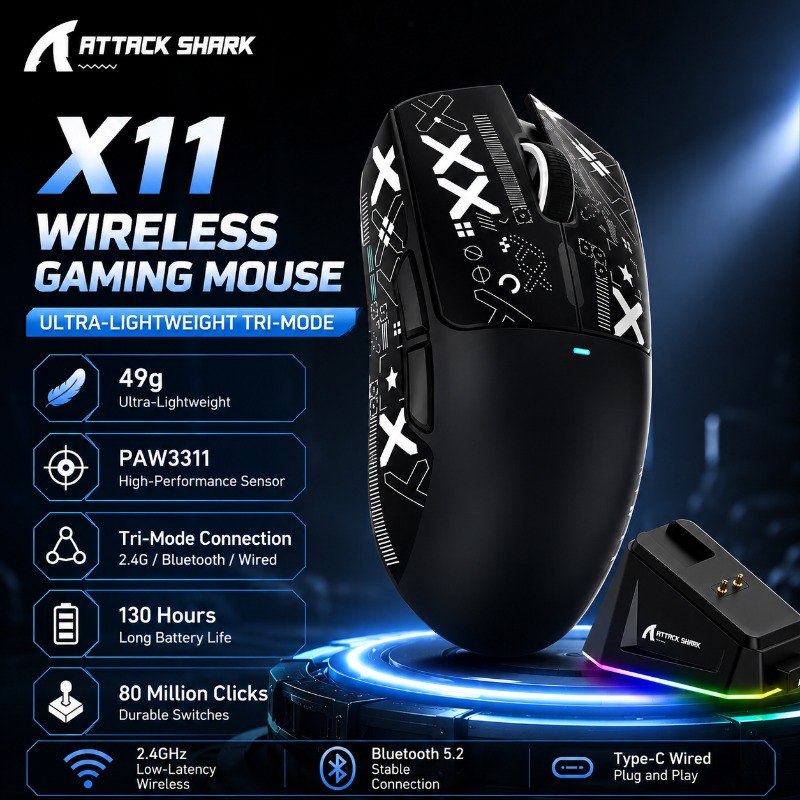 Беспроводная игровая мышь ATTA – обзор и цена Gaming Console Buttons
