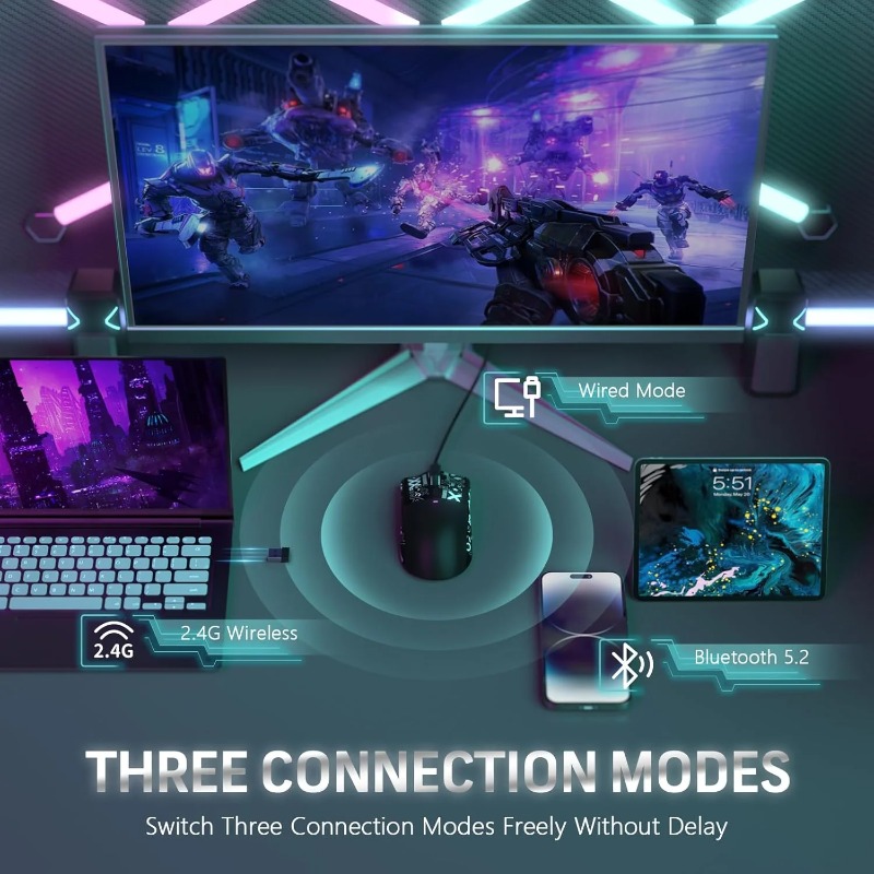 Беспроводная игровая мышь ATTA – обзор и цена Gaming Console Buttons